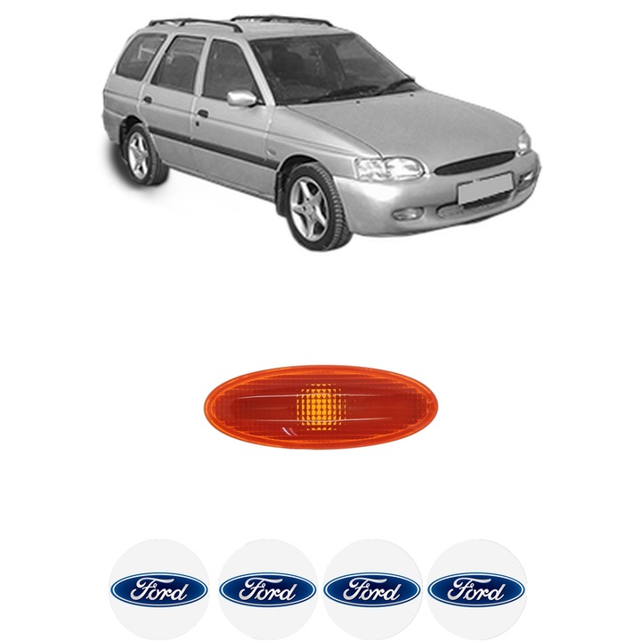 Semnalizator Partea Dreapta / Stanga FORD ESCORT CLASSIC Turnier (ANL) din 1999-2000, Auto, Depo, 4 Stickere auto cu FORD