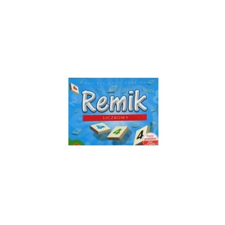 Настолна игра Ремик, Александър, 136 номерирани плочки, 4 жокера, 4 резерви, 10 поставки, многоцветен