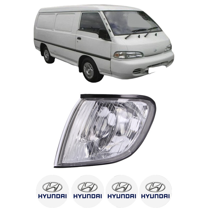 Semnalizator Fata Stanga HYUNDAI H-1 Van (A1) din 2000-2007, Auto, Depo, 4 Stickere auto cu HYUNDAI