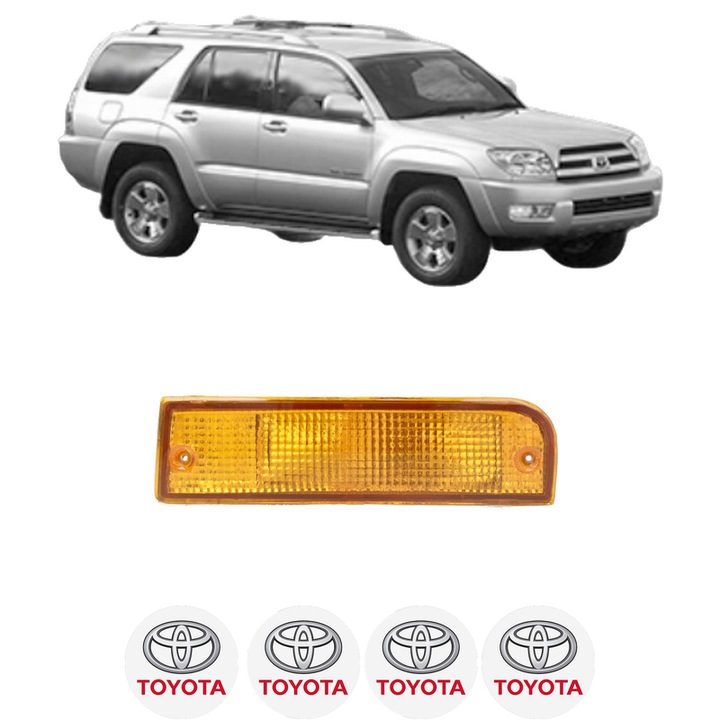 Semnalizator Fata Stanga TOYOTA 4 RUNNER IV (_N21_) din 2002-2009, Auto, Depo, 4 Stickere auto cu TOYOTA
