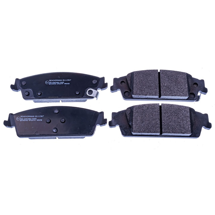 Denckermann fékbetétek, 142,7x45,5x17mm, hátsó tengelyhez