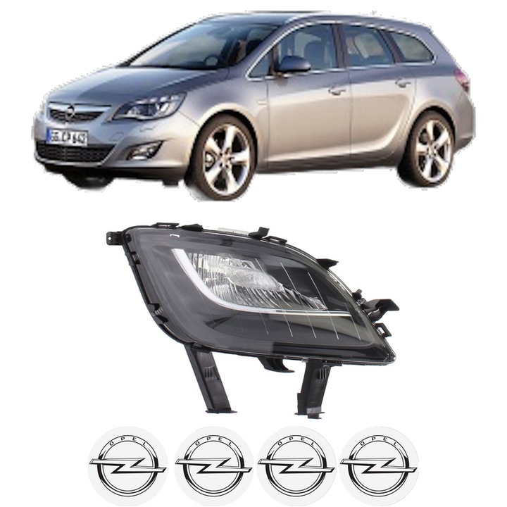 Semnalizator Fata Dreapta OPEL ASTRA J Sports Tourer (P10) din 2010-2015, Auto, Depo, 4 Stickere auto cu OPEL