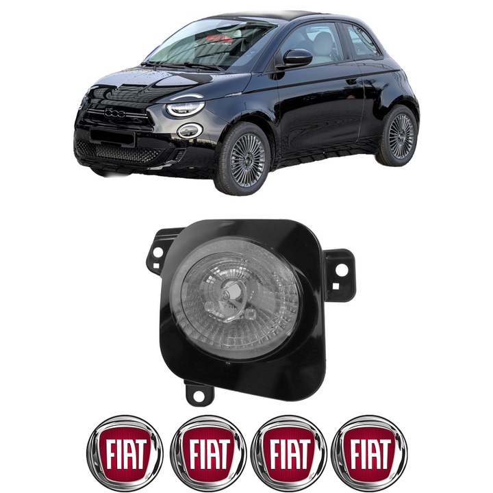 Semnalizator Fata Dreapta FIAT 500e (332_) din 2020, Auto, Depo, 4 Stickere auto cu FIAT