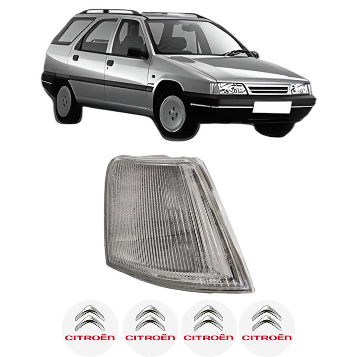 Semnalizator Fata Dreapta CITROEN XANTIA Break (X1_, X2_) din 1995-2003, Auto, Depo, 4 Stickere auto cu CITROEN