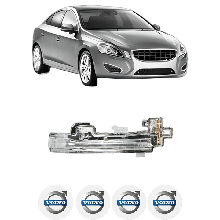 Semnalizator Partea Dreapta VOLVO S60 II (134) din 2010-2018, Auto, Blic, 4 Stickere auto cu VOLVO