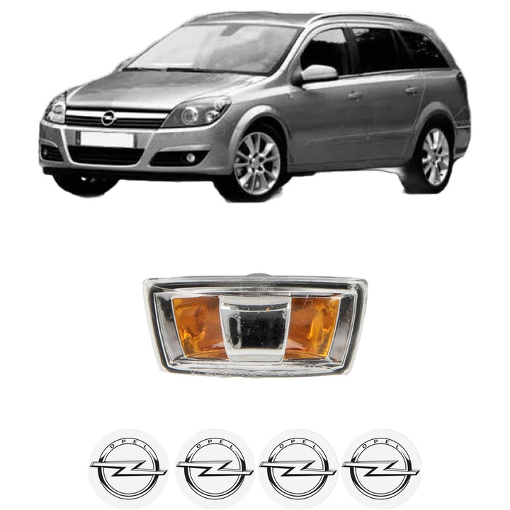 Semnalizator Partea Stanga OPEL ASTRA H Estate (A04) din 2004-2014, Auto, Blic, 4 Stickere auto cu OPEL