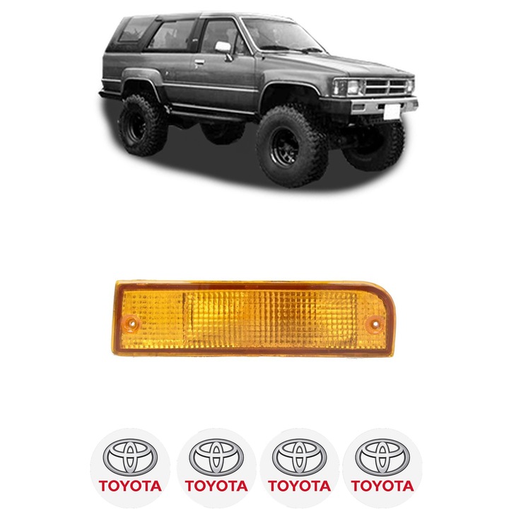 Semnalizator Fata Stanga TOYOTA 4 RUNNER II (_N13_) din 1989-1996, Auto, Depo, 4 Stickere auto cu TOYOTA