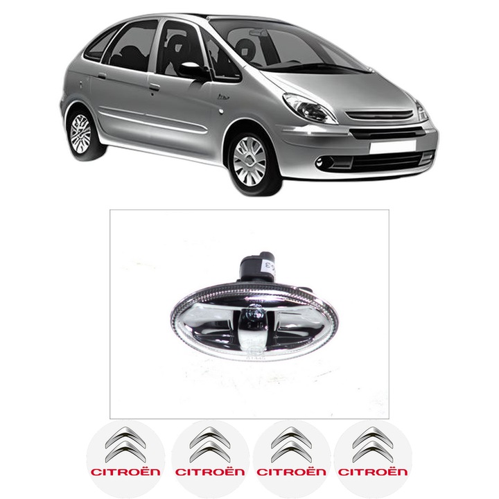 Semnalizator Partea Dreapta / Stanga CITROEN XSARA PICASSO (N68) din 1999-2012, Auto, Depo, 4 Stickere auto cu CITROEN