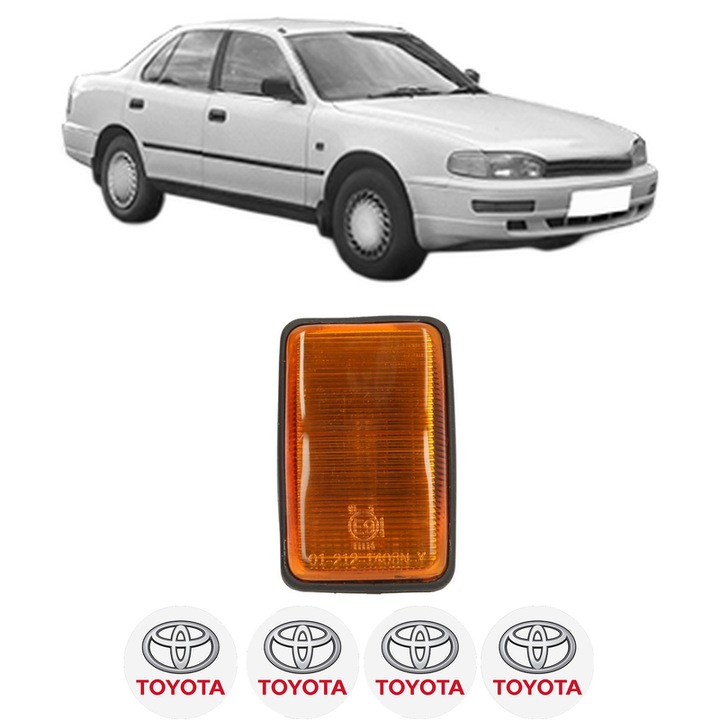 Semnalizator 0 Dreapta / Stanga TOYOTA CAMRY (_V1_) din 1991-1997, Auto, Depo, 4 Stickere auto cu TOYOTA