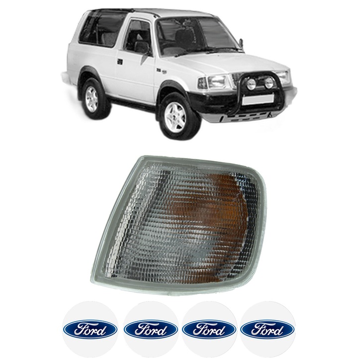 Semnalizator Fata Stanga FORD SIERRA din 1987-1993, Auto, Depo, 4 Stickere auto cu FORD