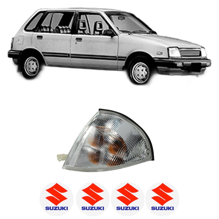 Semnalizator Fata Stanga SUZUKI SWIFT I (AA) din 1994-1997, Auto, Depo, 4 Stickere auto cu SUZUKI