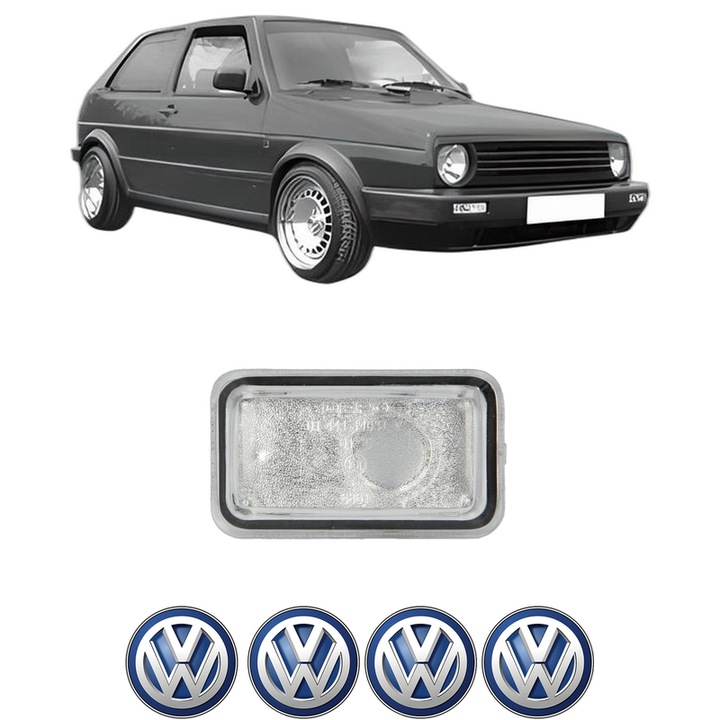 Semnalizator Partea Stanga Volkswagen POLO Hatchback Van (86CF) din 1992-1994, Auto, Depo, 4 Stickere auto cu Volkswagen