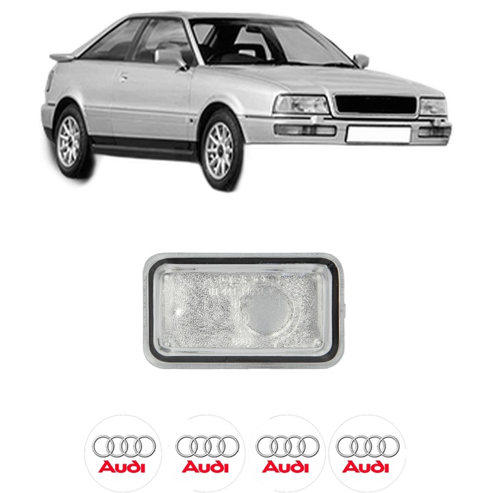 Semnalizator Partea Stanga AUDI COUPE B3 (89, 8B3) din 1988-1996, Auto, Depo, 4 Stickere auto cu AUDI