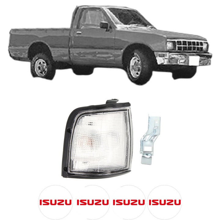 Semnalizator Fata Dreapta ISUZU PICK-UP (KB_) din 1983-1984, Auto, Depo, 4 Stickere auto cu ISUZU