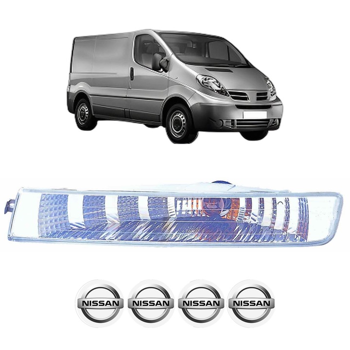 Semnalizator Fata Stanga NISSAN PRIMASTAR Van (X83) din 2002-2008, Auto, Depo, 4 Stickere auto cu NISSAN