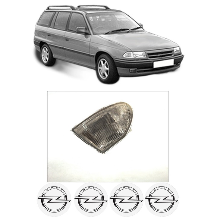 Semnalizator Fata Dreapta OPEL ASTRA F Estate (T92) din 1991-1998, Auto, Depo, 4 Stickere auto cu OPEL