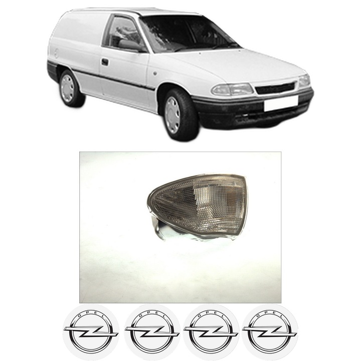 Semnalizator Fata Stanga OPEL ASTRA F Estate Van (T92) din 1991-1999, Auto, Depo, 4 Stickere auto cu OPEL