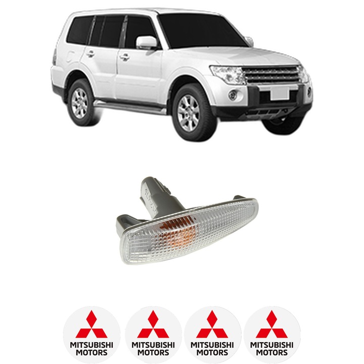 Semnalizator Partea Dreapta / Stanga MITSUBISHI PAJERO IV Van (V9_, V8_, V8_V) din 2006-2010, Auto, Depo, 4 Stickere auto cu MITSUBISHI