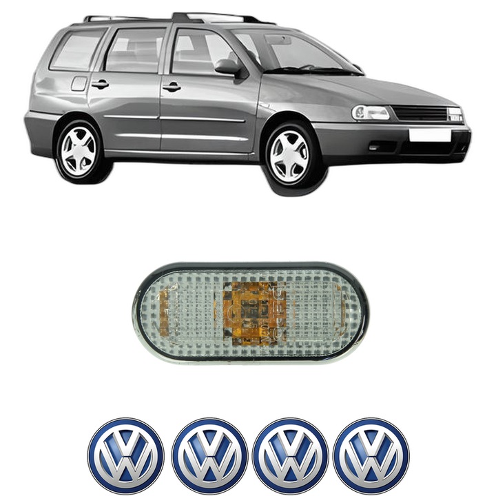 Semnalizator Partea Dreapta / Stanga Volkswagen POLO Variant (6V5) din 1997-2001, Auto, Depo, 4 Stickere auto cu Volkswagen