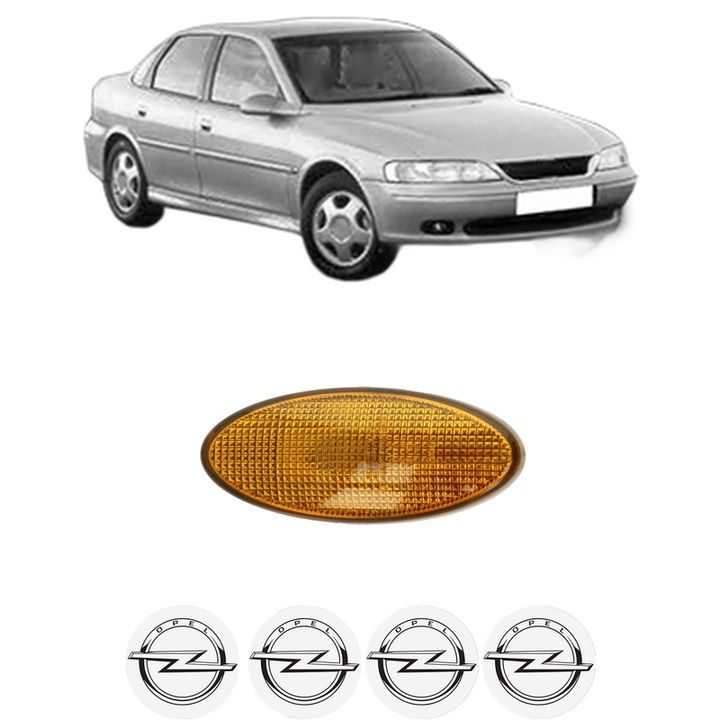 Semnalizator Partea Dreapta / Stanga OPEL VECTRA B (J96) din 1995-2002, Auto, Depo, 4 Stickere auto cu OPEL