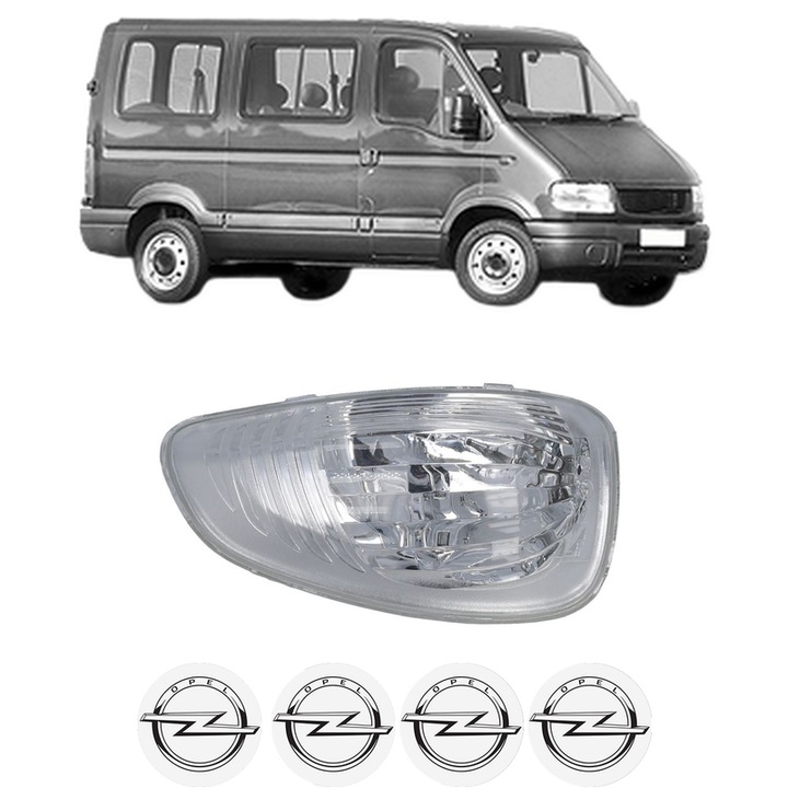 Indicator oglinda Partea Stanga OPEL MOVANO A Bus (X70) din 1998-2007, Auto, Blic, 4 Stickere auto cu OPEL