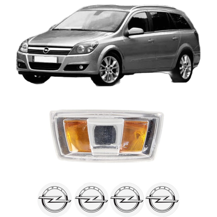 Semnalizator Partea Dreapta OPEL ASTRA H Estate (A04) din 2004-2014, Auto, Blic, 4 Stickere auto cu OPEL