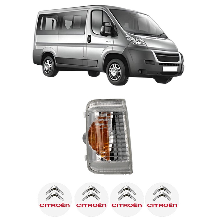 Indicator oglinda Partea Dreapta CITROEN JUMPER II Bus din 2006-2023, Auto, Blic, 4 Stickere auto cu CITROEN