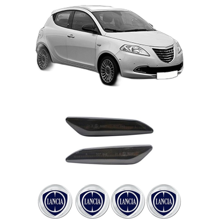 Semnalizator Partea Dreapta / Stanga LANCIA YPSILON (312_) din 2011-2021, Auto, Blic, 4 Stickere auto cu LANCIA
