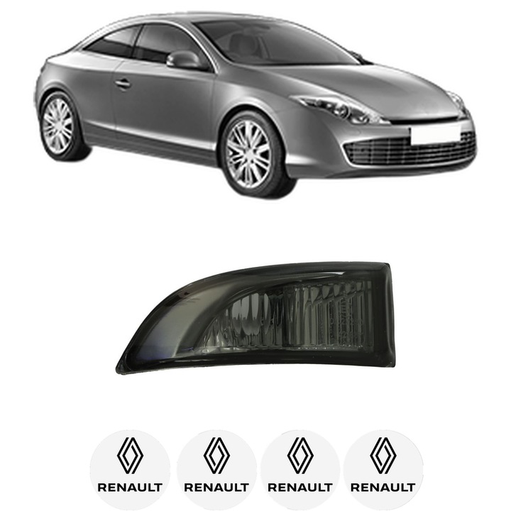 Indicator oglinda Partea Stanga RENAULT LAGUNA Coupe (DT0/1) din 2008-2015, Auto, Blic, 4 Stickere auto cu RENAULT