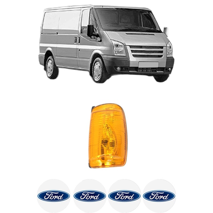Indicator oglinda Partea Dreapta FORD TRANSIT Van (FA_ _) din 2000-2014, Auto, Blic, 4 Stickere auto cu FORD