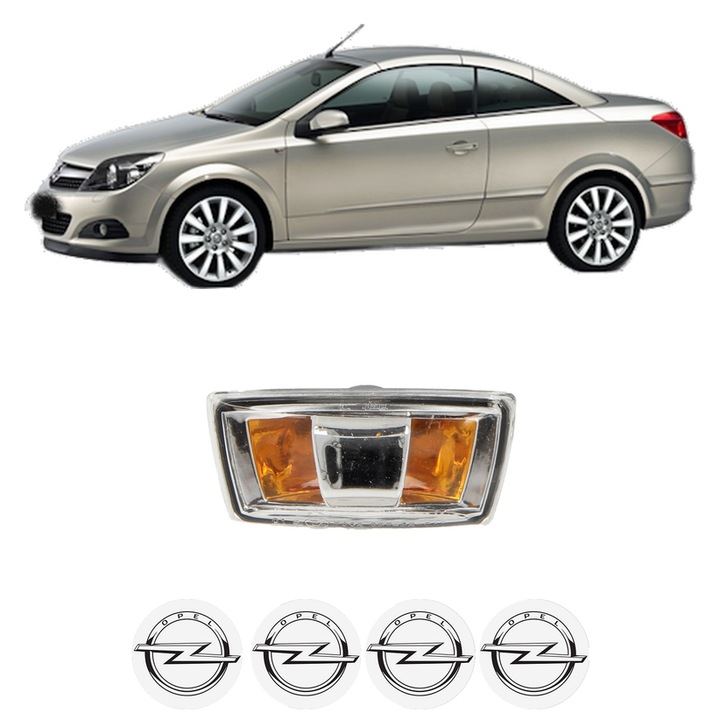 Semnalizator Partea Stanga OPEL ASTRA H TwinTop (A04) din 2005-2010, Auto, Blic, 4 Stickere auto cu OPEL
