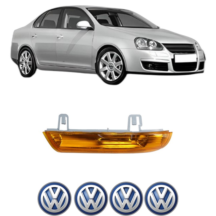 Indicator oglinda Partea Stanga Volkswagen JETTA III (1K2) din 2004-2010, Auto, Blic, 4 Stickere auto cu Volkswagen