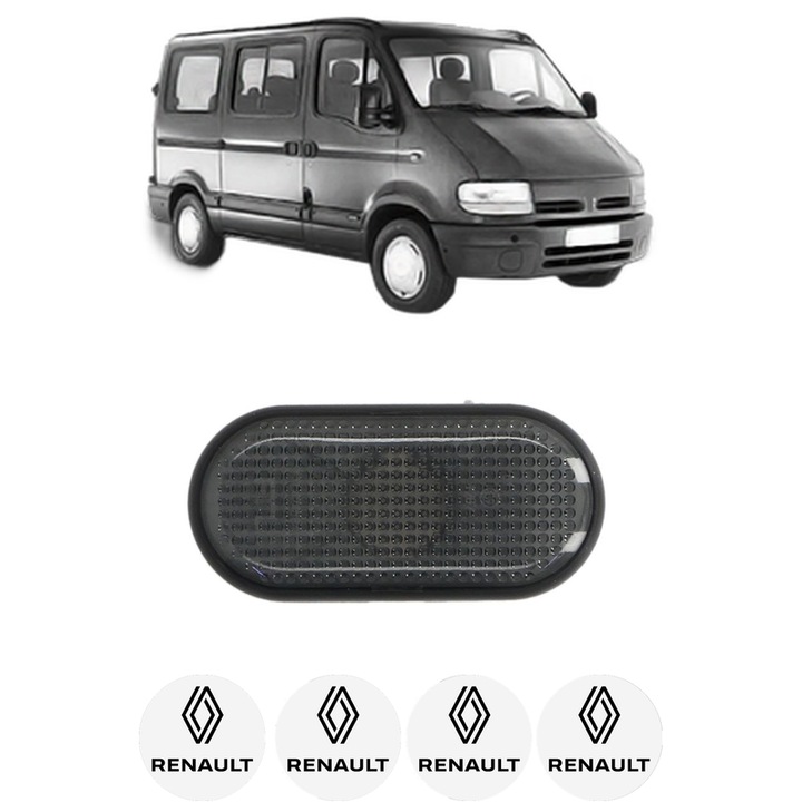 Semnalizator Partea Dreapta / Stanga RENAULT MASTER II Bus (JD) din 1997-2010, Auto, Blic, 4 Stickere auto cu RENAULT