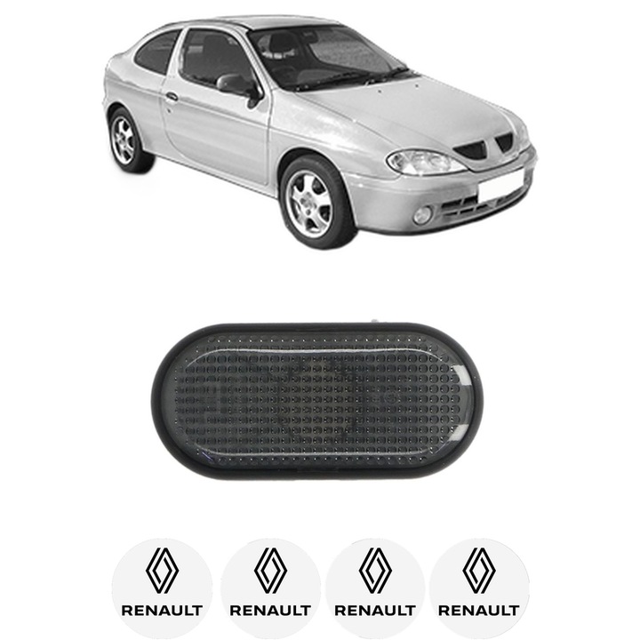 Semnalizator Partea Dreapta / Stanga RENAULT MEGANE I Coach (DA0/1_) din 1996-2003, Auto, Blic, 4 Stickere auto cu RENAULT