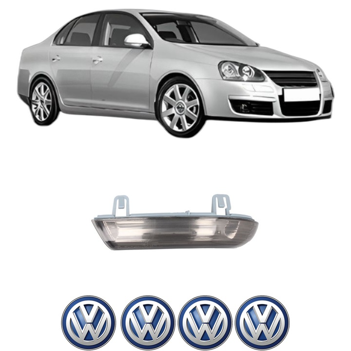 Indicator oglinda Partea Stanga Volkswagen JETTA III (1K2) din 2004-2010, Auto, Blic, 4 Stickere auto cu Volkswagen