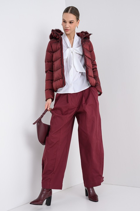 Colmar, Зимно яке с качулка и пухена вата, Бордо