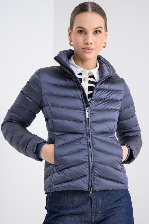 Colmar, Geaca cu umplutura de puf si guler inalt, Albastru indigo