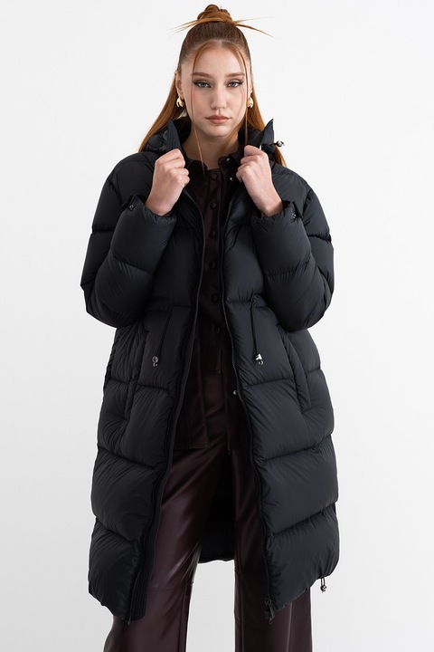 Colmar, Jacheta lunga cu gluga, Negru