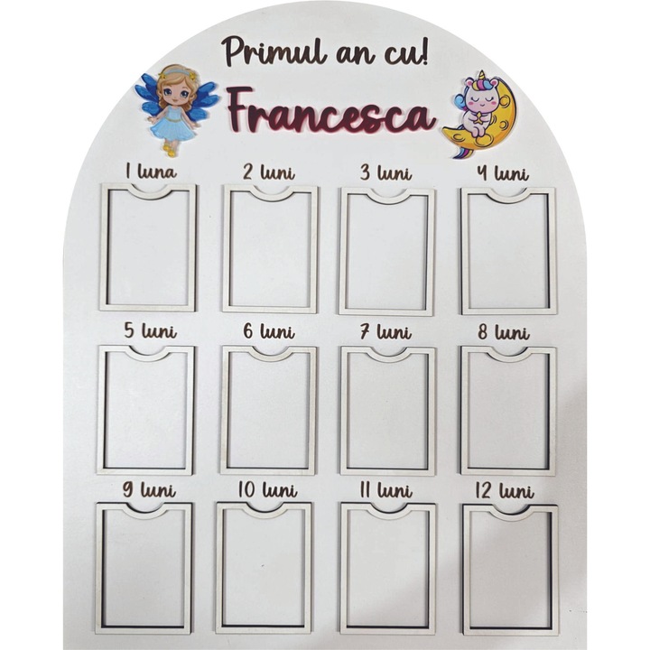 Fényképkeret az első 12 hónapra