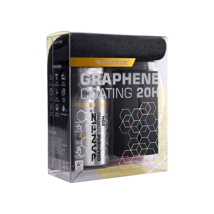 Ceara Ceramica Auto Rantiz cu Graphene – Protectie Premium 20H – Kit Complet 50ML