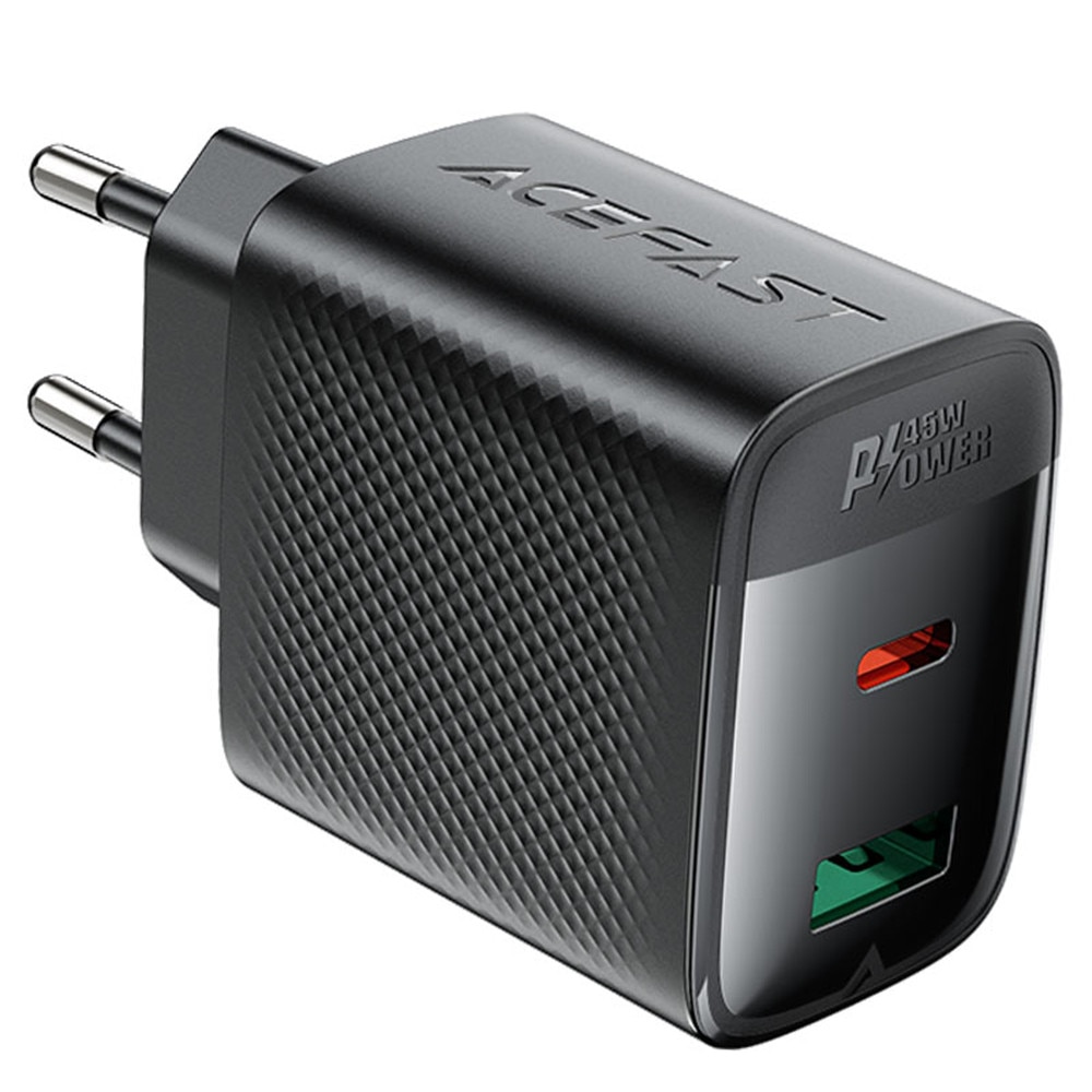 Incarcator pentru Priza, Type-C, 45W, 3A, Fast Charging - Acefast