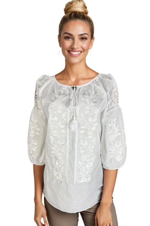 Bluza DF dama, Alb optic