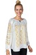 Bluza dama RFN 2 alb/bej, marimea L