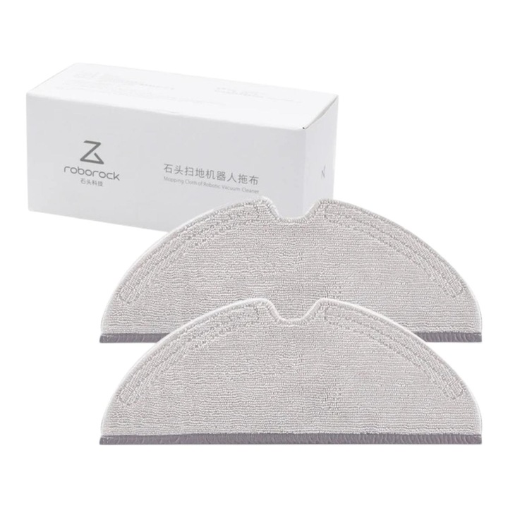 Set 2x laveta mop pentru Roborock Q7, Q7+, Q7 Max, Q7 Max+, Q8 Max, Q8 Max+, Q5 Pro, Q5 Pro+, S6, S6 Pure, S6 MaxV, S5 Max, S5, S50, S51, S55, E4, E5