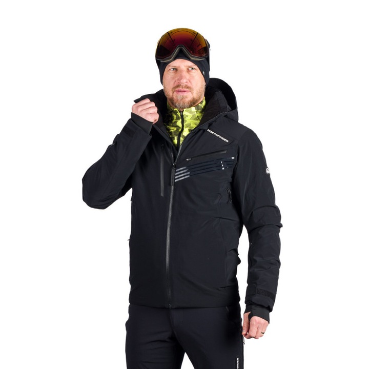 Geaca schi 20k/10k barbati Tohnis1, Negru