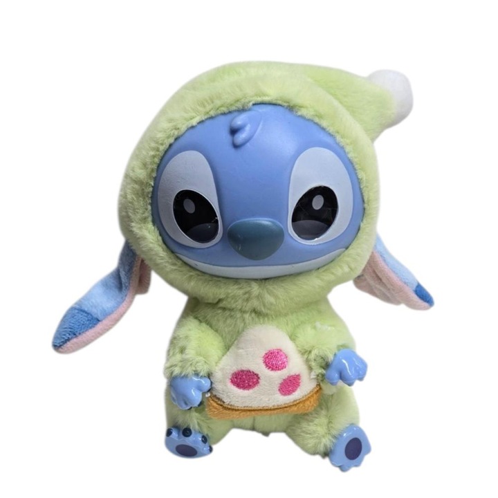 Figurina de plus, Miniso, Stitch, ambalat in cutie blind-box, multicolor, 18 cm