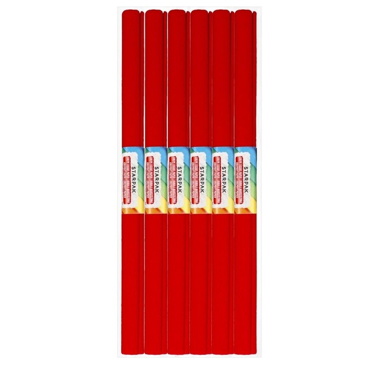 STARPAK krepp papír készlet 10 tekercs többszínű 520x172mm