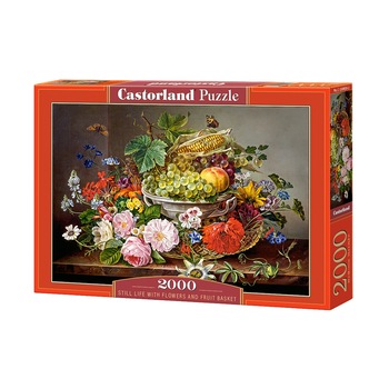 Puzzle Castorland, Flori si fructe, 2000 piese Puzzle Castorland, Flori si fructe, 2000 piese