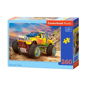 Puzzle Castorland, Monster Truck, 260 piese Puzzle Castorland, Monster Truck, 260 piese