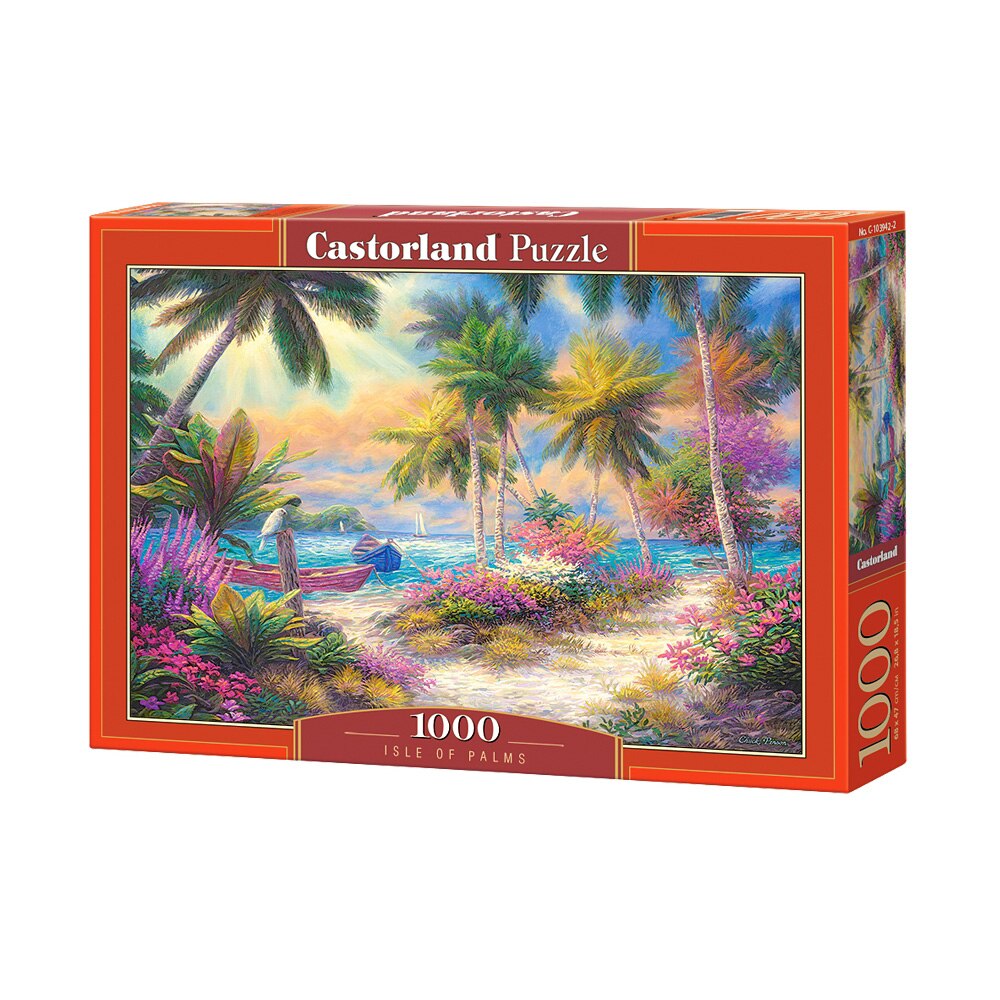 Puzzle Castorland, Insula de palmieri, 1000 piese